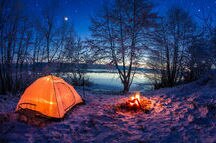 Bonfire in Snow Bonfire in Snow